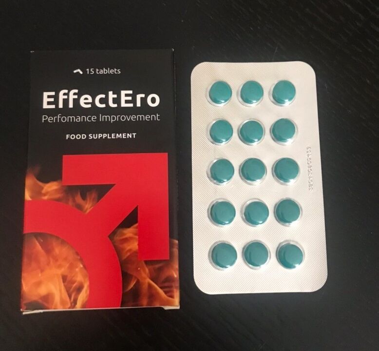 Foto de comprimidos para melhorar a libido EffectEro, experiência de uso
