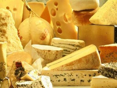 Os queijos na dieta de um homem podem estimular a potência