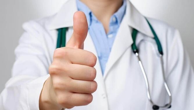 O médico mostra a aula